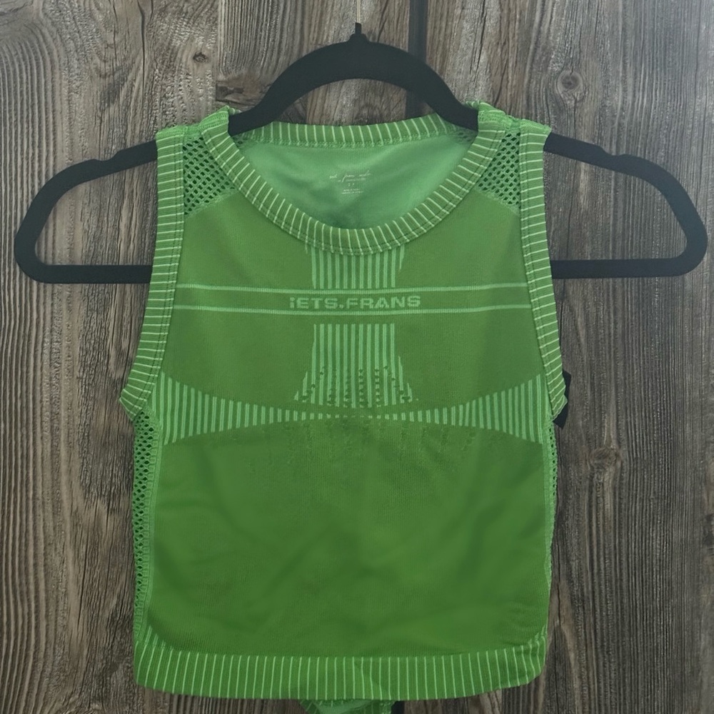 Urban outfitters green open back tank top size S